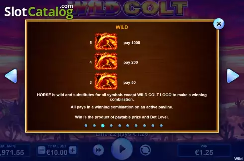 Скрин7. Wild Colt слот