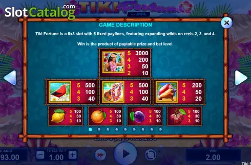 Скрин5. Tiki Fortune (JVL) слот