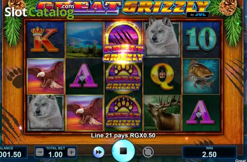 Скрин3. Great Grizzly (JVL) слот