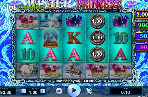 Скрин3. Winter Princess слот