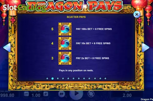 Скрин6. Dragon Pays (JVL) слот