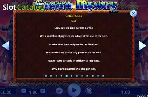 Скрин9. Eastern Mystery слот