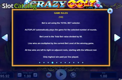 Скрин8. Crazy Colt слот