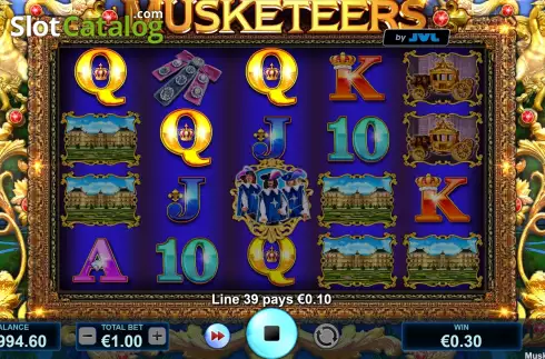 Скрин3. Musketeers (JVL) слот