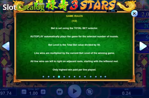 Скрин8. 3 Stars слот