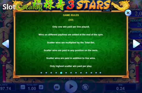 Скрин9. 3 Stars слот