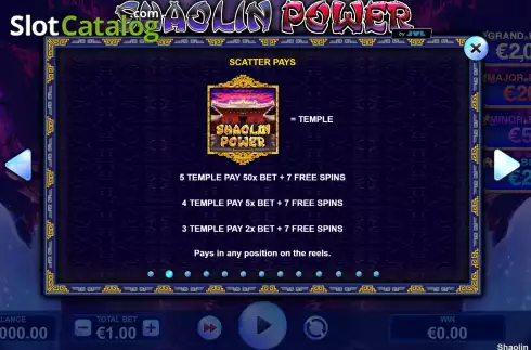 Скрин6. Shaolin Power слот