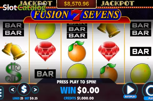Скрин2. Fusion Sevens слот