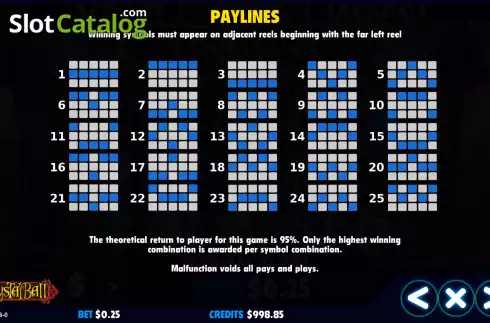 Скрин6. Crystal Ball (Jackpot Software) слот