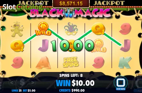 Скрин3. Black Magic (Jackpot Software) слот