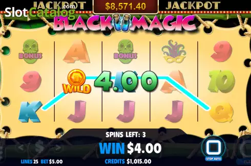 Скрин4. Black Magic (Jackpot Software) слот