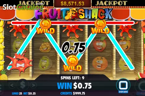 Скрин3. Fruit Shack слот