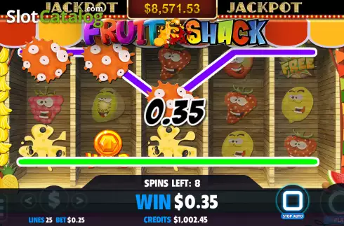 Скрин4. Fruit Shack слот