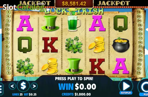 Скрин2. Lucky of the Irish слот