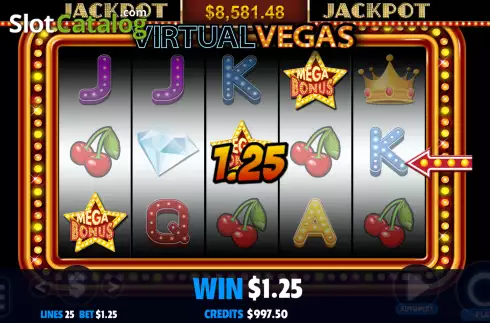 Скрин4. Virtual Vegas слот