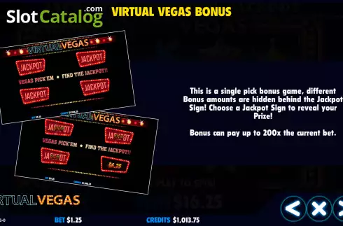 Скрин8. Virtual Vegas слот