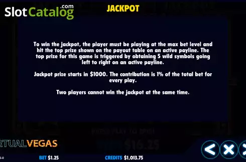Скрин9. Virtual Vegas слот