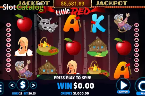 Скрин2. Little Red (Jackpot Software) слот