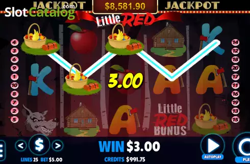 Скрин4. Little Red (Jackpot Software) слот
