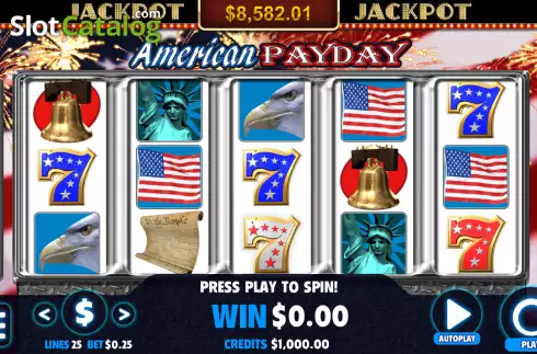 Скрин2. American Payday слот