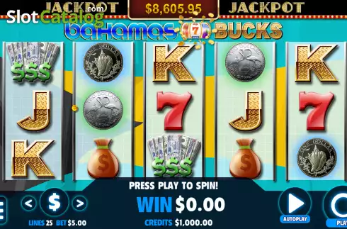 Скрин2. Bahamas Bucks слот