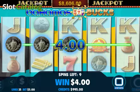Скрин3. Bahamas Bucks слот