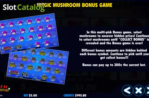 Скрин7. Magic Mushrooms (Jackpot Software) слот
