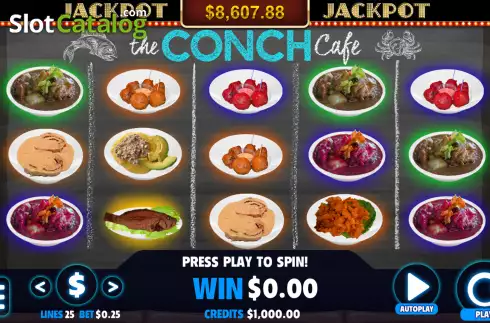 Скрин2. The Conch Cafe слот