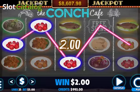 Скрин4. The Conch Cafe слот