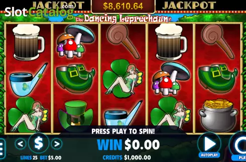 Скрин2. Dancing Leprechaun слот