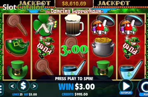 Скрин3. Dancing Leprechaun слот