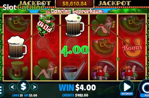 Скрин4. Dancing Leprechaun слот