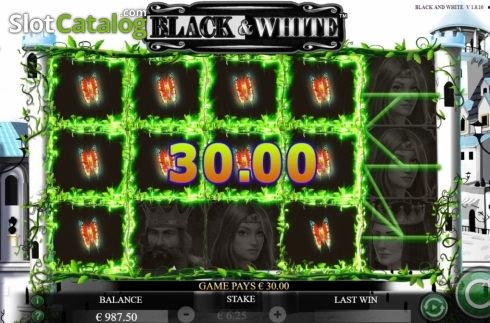 Скрин4. Black and White (Jade Rabbit Studios) слот