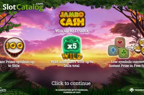 Скрин2. Jambo Cash слот