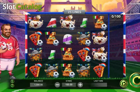 Скрин2. Hattrick Heroes слот