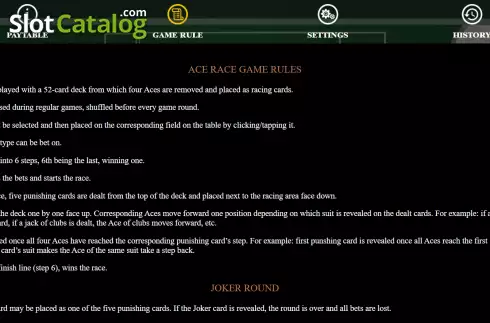 Скрин8. Ace Race слот