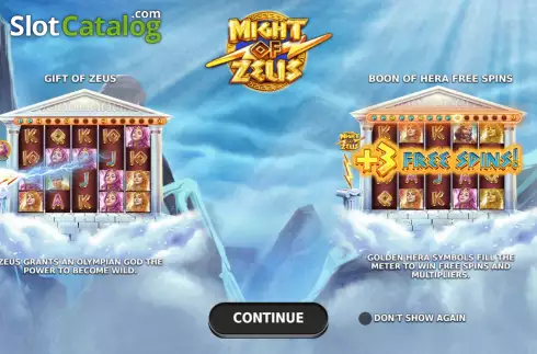 Скрин2. Might of Zeus (Jelly) слот
