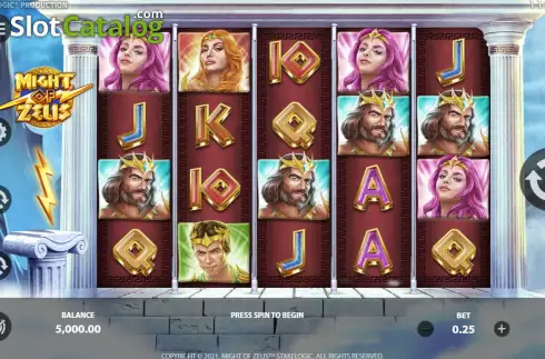 Скрин3. Might of Zeus (Jelly) слот