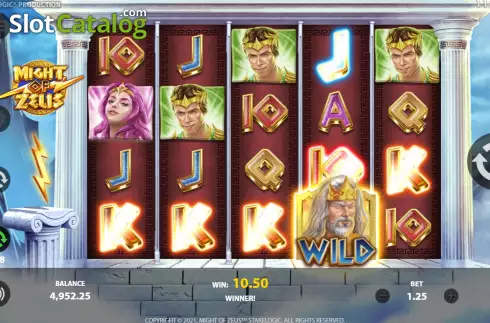 Скрин4. Might of Zeus (Jelly) слот