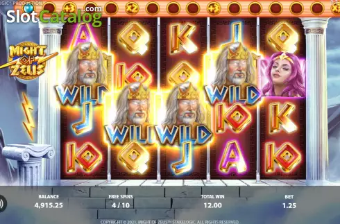 Скрин7. Might of Zeus (Jelly) слот