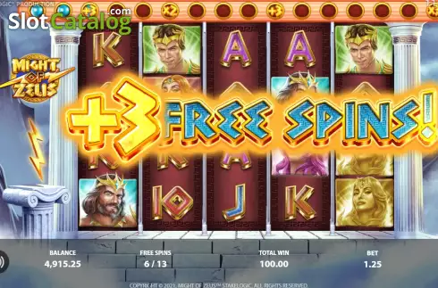 Скрин8. Might of Zeus (Jelly) слот