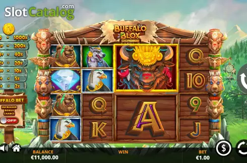 Скрин3. Buffalo Blox Gigablox слот