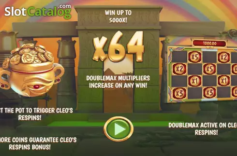 Скрин2. CleoPatrick DoubleMax слот