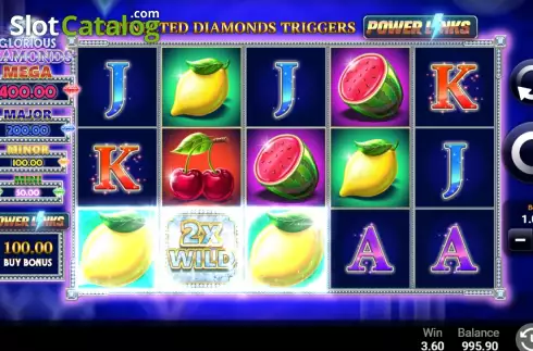 Скрин3. Glorious Diamonds слот
