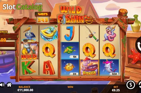 Скрин3. Wild Fishin Wild Ways слот
