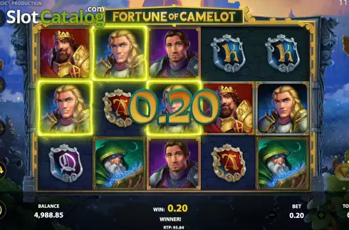 Скрин4. Fortune of Camelot слот