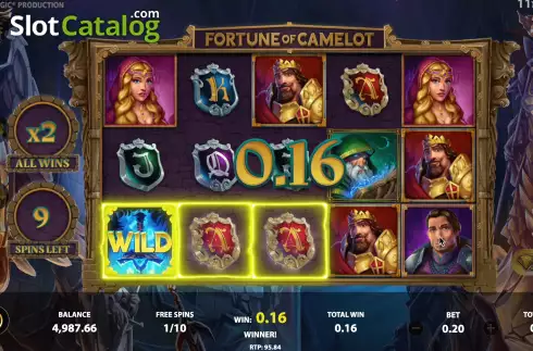 Скрин7. Fortune of Camelot слот