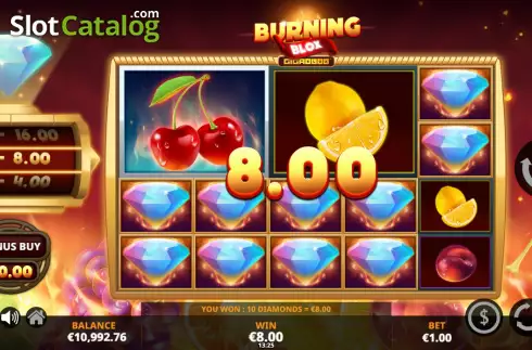 Скрин5. Burning Blox Gigablox слот