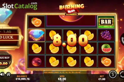 Скрин6. Burning Blox Gigablox слот