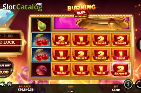 Скрин8. Burning Blox Gigablox слот